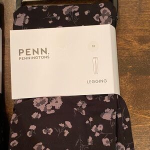 Pennington’s flower pattern leggings. NWT! Viscose & Elastane. Elastic waist